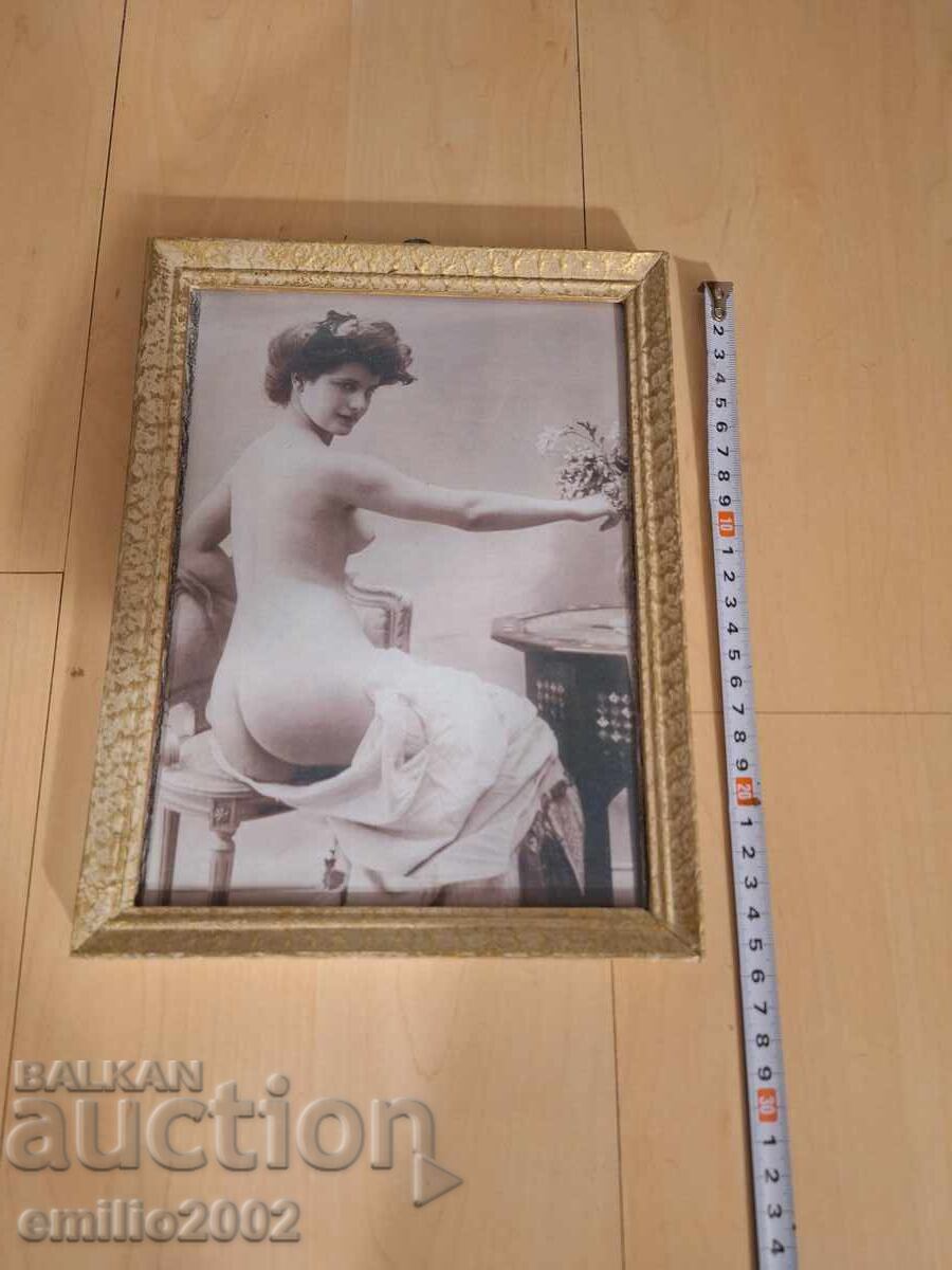 Retro erotic painting