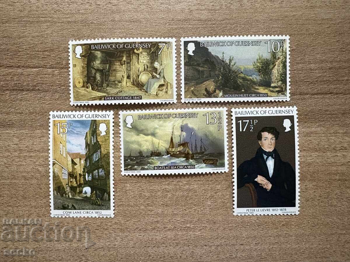 Гърнзи - Коледни марки (1980) MNH