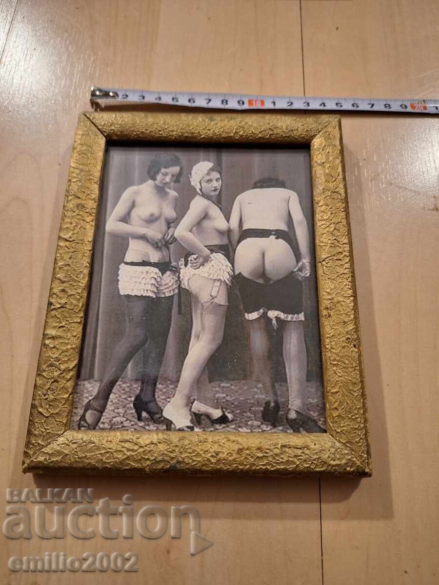 Retro erotic painting