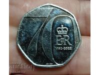 50 πένες Ηνωμένου Βασιλείου 2022 - επετειακά