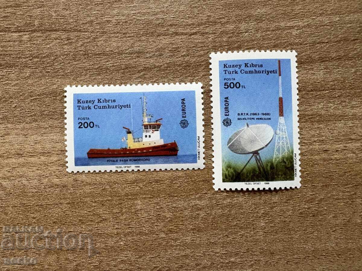 Cipru Turcesc - Mărci EUROPA - Transport și ...(1988) MNH Cipru Turcesc - Mărci EUROPA - Transport și ...(1988) MNH
