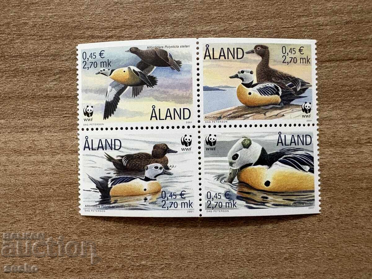 Åland Islands - WWF - Ducks (2001) MNH Åland Islands - WWF - Ducks (2001) MNH