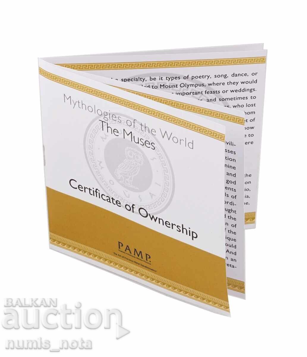 Auction  Collection of silver coins "The 12 Muses"