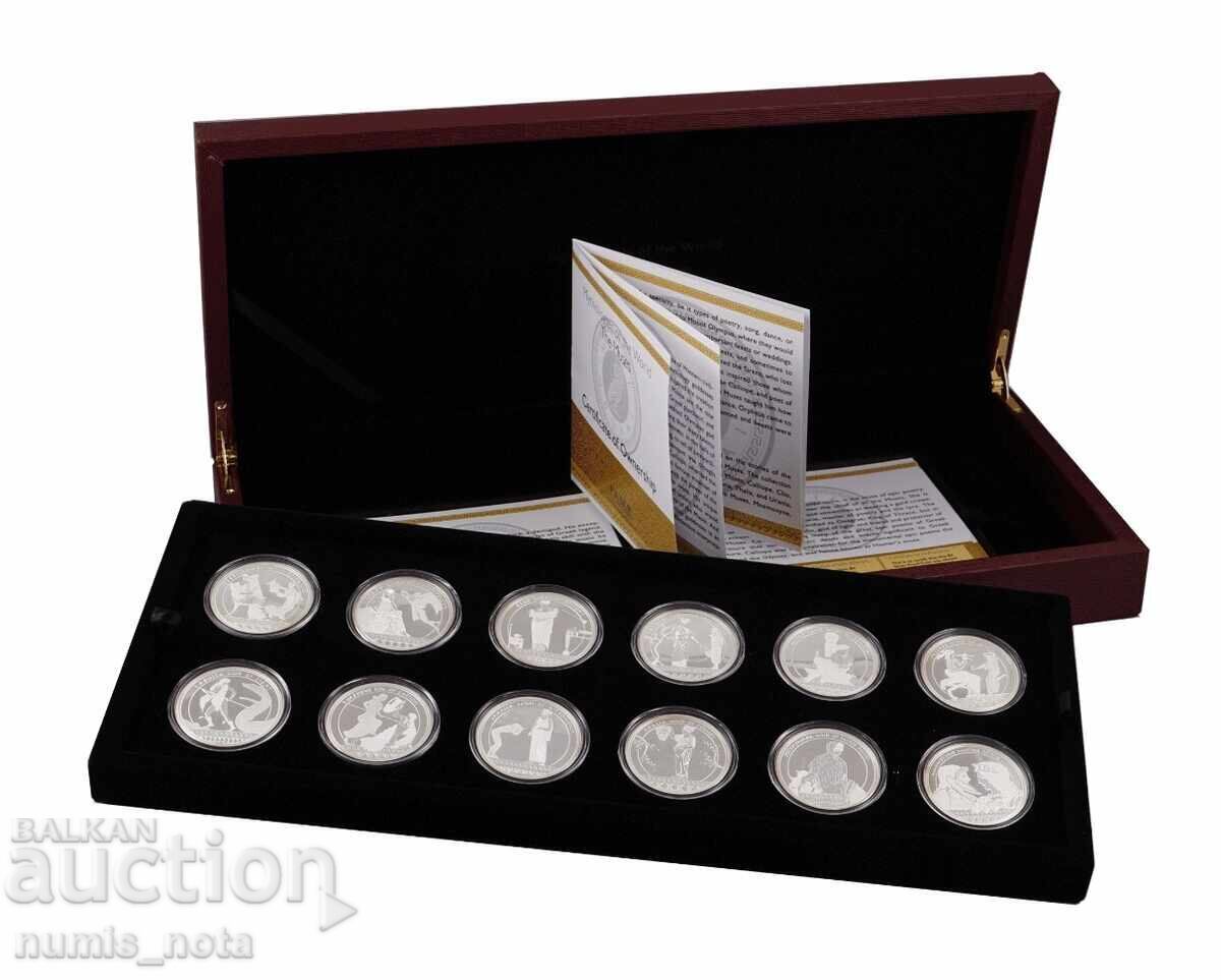 Collection of silver coins "The 12 Muses" - 6