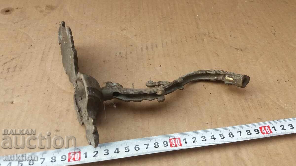 Candelabru masiv din bronz pentru perete - 7