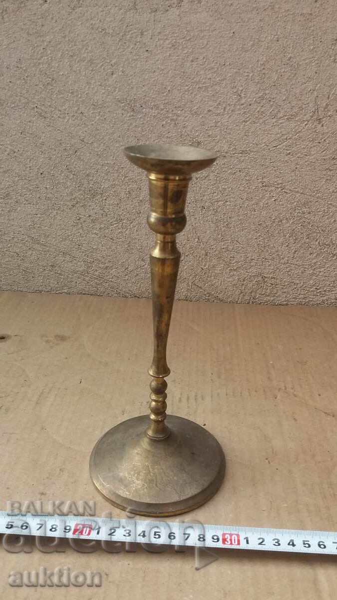 Massive Baroque Bronze Candlestick with price € 19.99 | 39.10 BGN