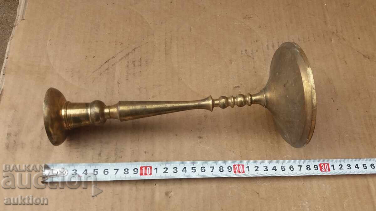 Delivery of Massive Baroque Bronze Candlestick