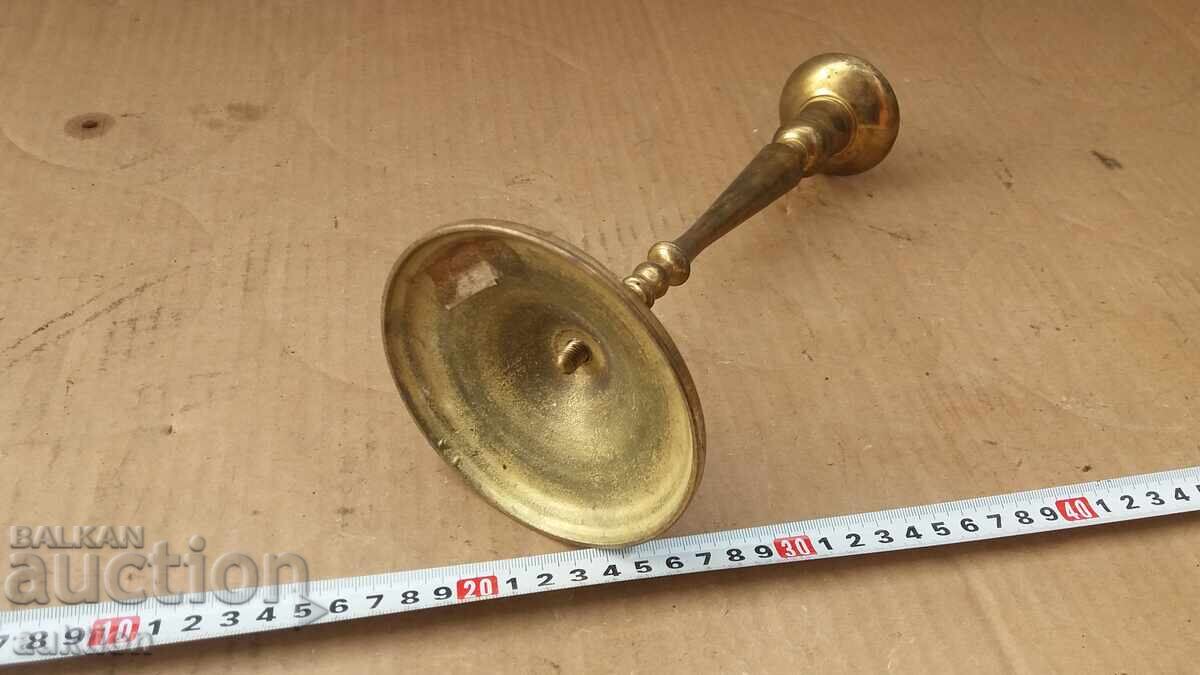 Massive Baroque Bronze Candlestick - 6