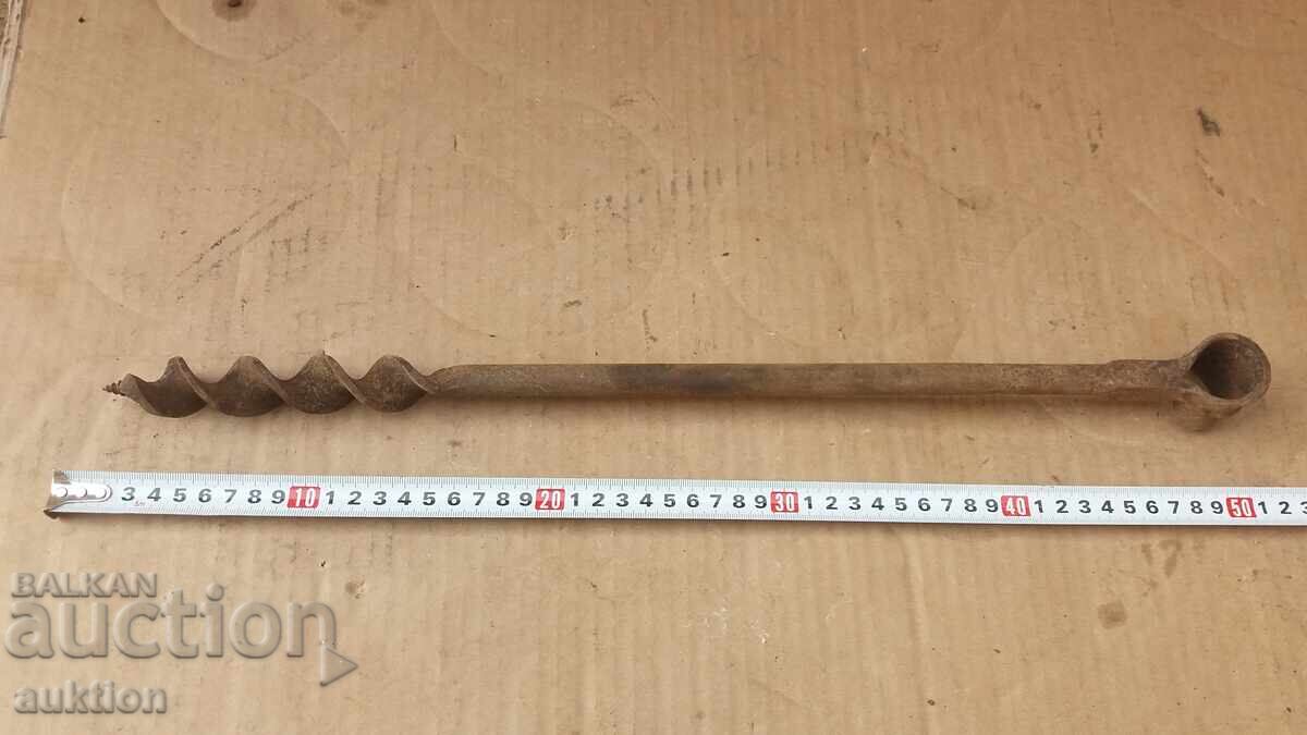 UNELTĂ DE TAMPLĂRIE DIN LEMN FORJAT DE EPOCĂ - MITCAP SVRIDEL - 7