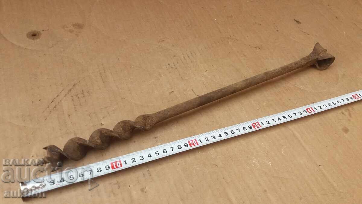 UNELTĂ DE TAMPLĂRIE DIN LEMN FORJAT DE EPOCĂ - MITCAP SVRIDEL