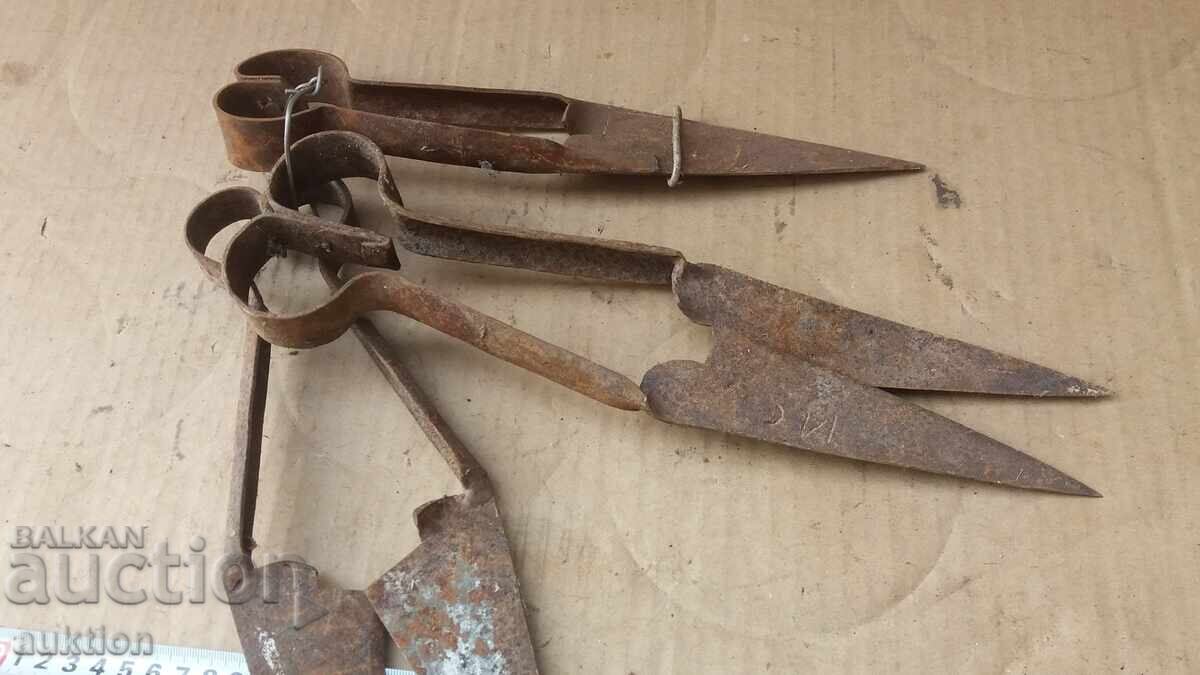 OLD SHEEP SHEARS - WROUGHT IRON - 5
