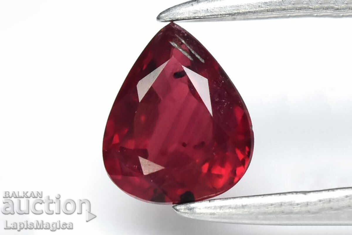 Red Ruby Untreated 0.35ct 4.7mm Pear Cut