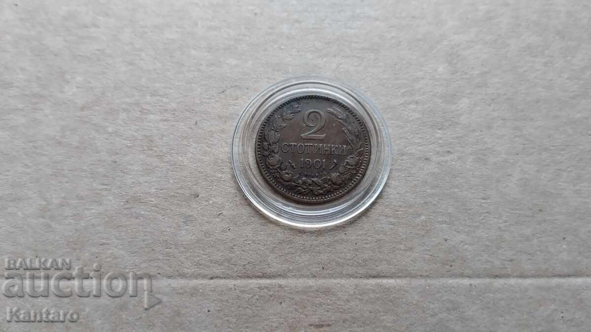 Coin - BULGARIA - 2 cents - 1901 with price € 30.00 | 58.67 BGN Coin - BULGARIA - 2 cents - 1901 with price € 30.00 | 58.67 BGN