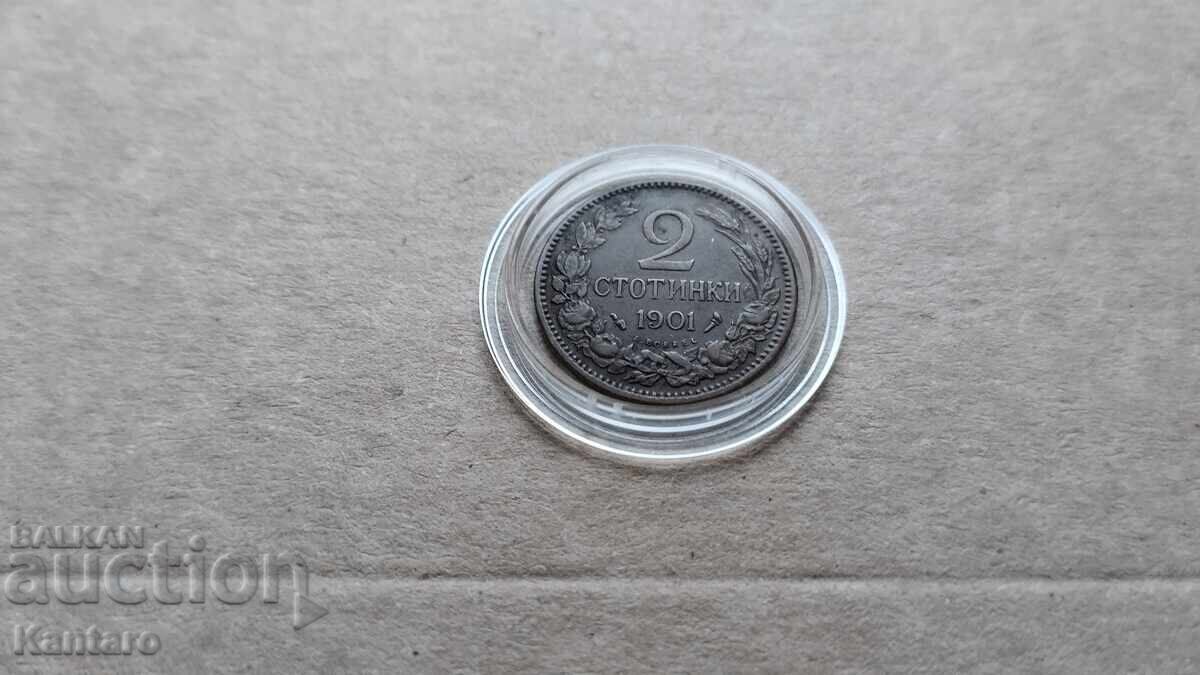 Auction Coin - BULGARIA - 2 cents - 1901 Auction Coin - BULGARIA - 2 cents - 1901