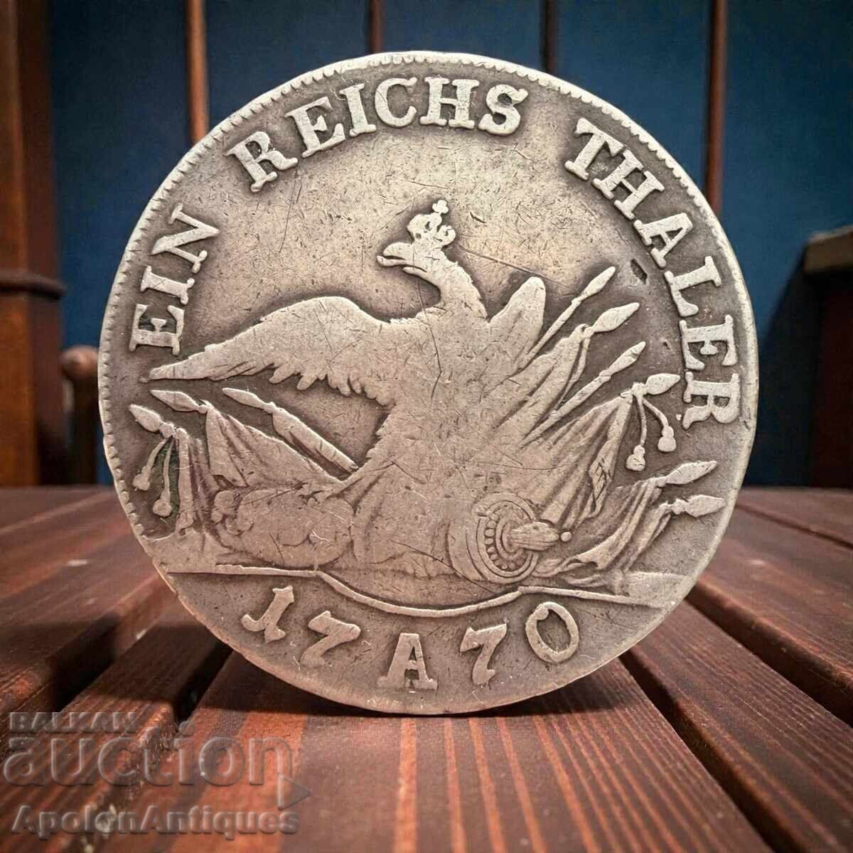 Σπάνιο Ασημένιο Τάλερο Πρωσίας 1770 - BZC με τιμή € 1.00 | 1.96 BGN Σπάνιο Ασημένιο Τάλερο Πρωσίας 1770 - BZC με τιμή € 1.00 | 1.96 BGN