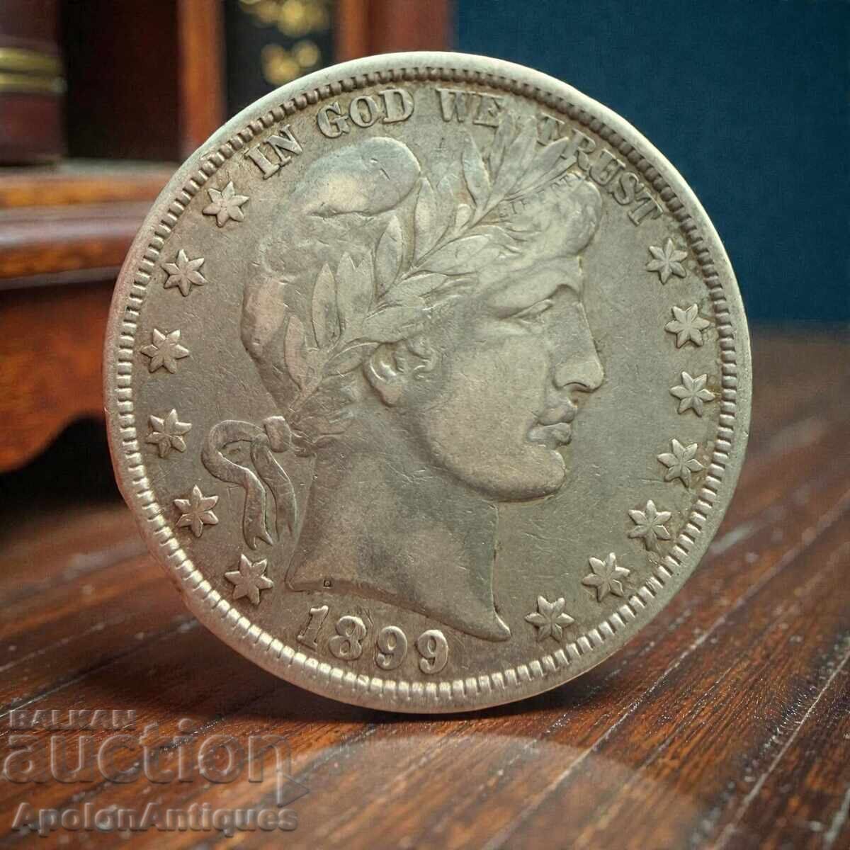 Silver · USA · ½ dollar (Half Dollar) · 1899