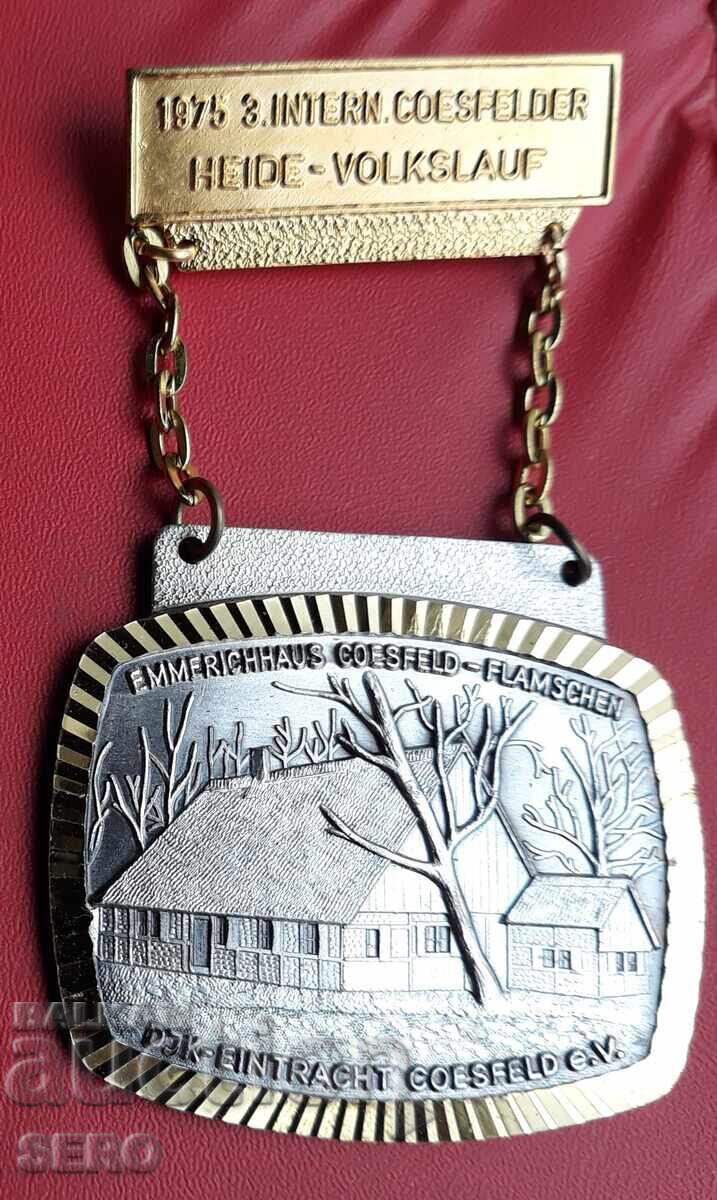 Медал-Германия-Коесфелд-спортни игри 1975 Медал-Германия-Коесфелд-спортни игри 1975