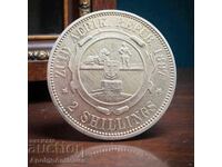 Argint · Africa de Sud · 2 șilingi · 1897 - BZC