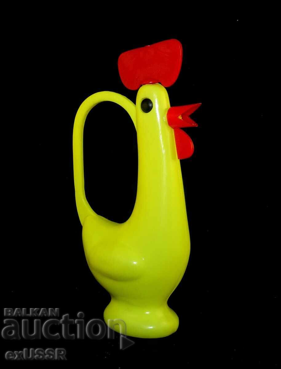 Licitație Veche stropitoare de jucărie pentru copii, model social, cocoș