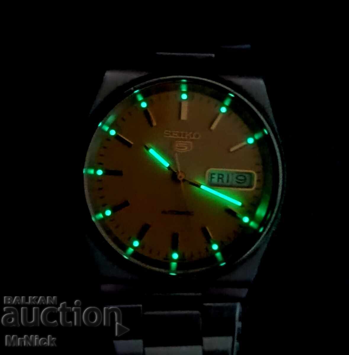 Seiko 5 Seiko 5 - αυτοτυλιγμένο ρολόι - 7