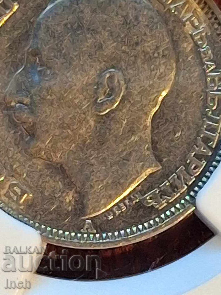 Licitație 20 LEVA 1940 AU 58 NGC MARE A BZC