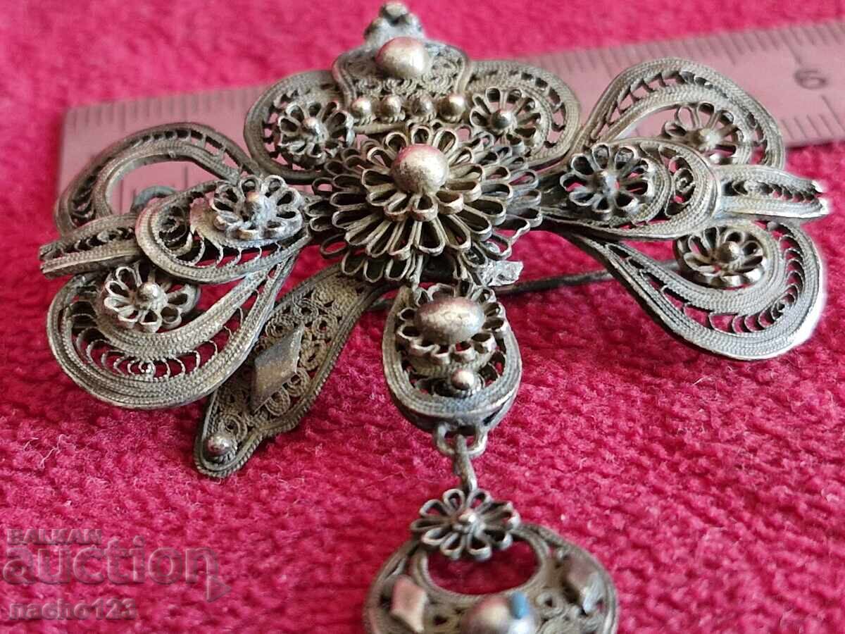 Delivery of Old silver brooch FILIGREE