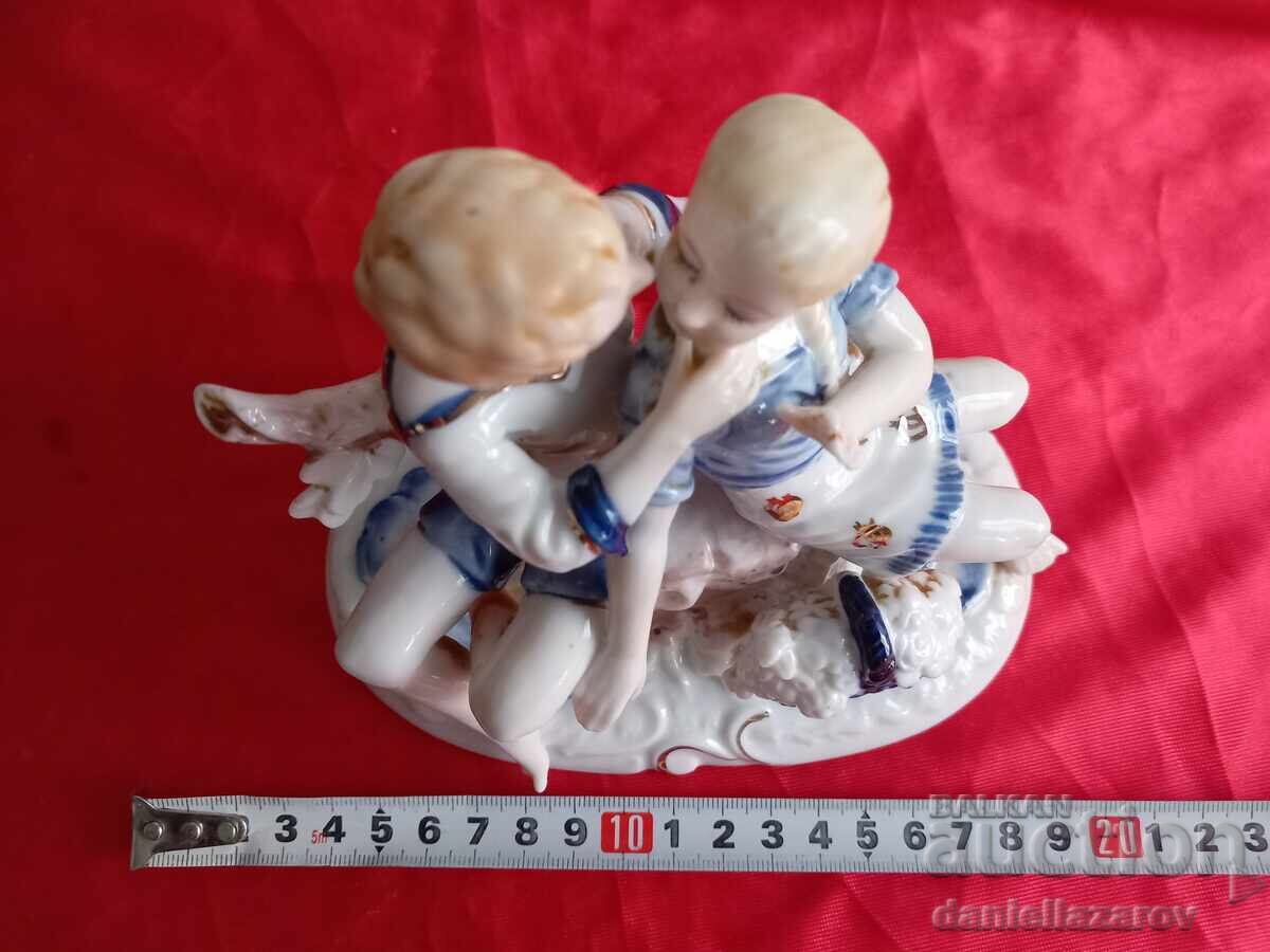 Carl Scheidig GRAFENTAL, Porcelain Figurine, Composition Mo - 6 Carl Scheidig GRAFENTAL, Porcelain Figurine, Composition Mo - 6