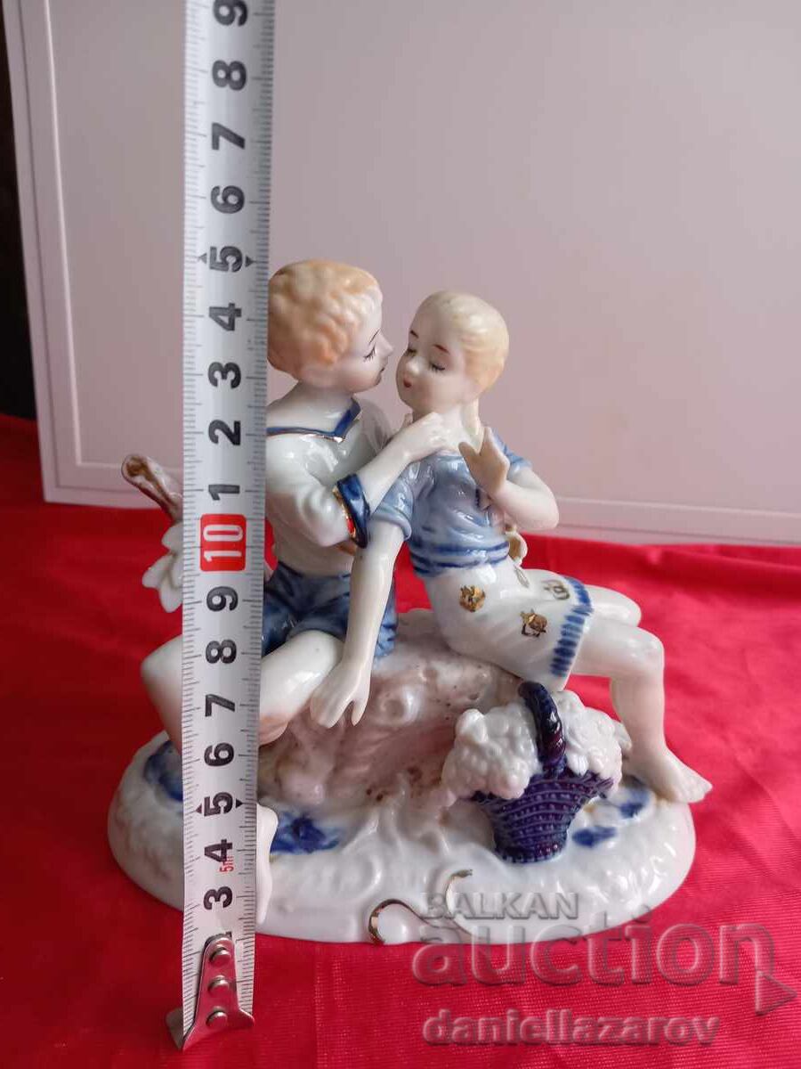 Carl Scheidig GRAFENTAL, Porcelain Figurine, Composition Mo - 7 Carl Scheidig GRAFENTAL, Porcelain Figurine, Composition Mo - 7