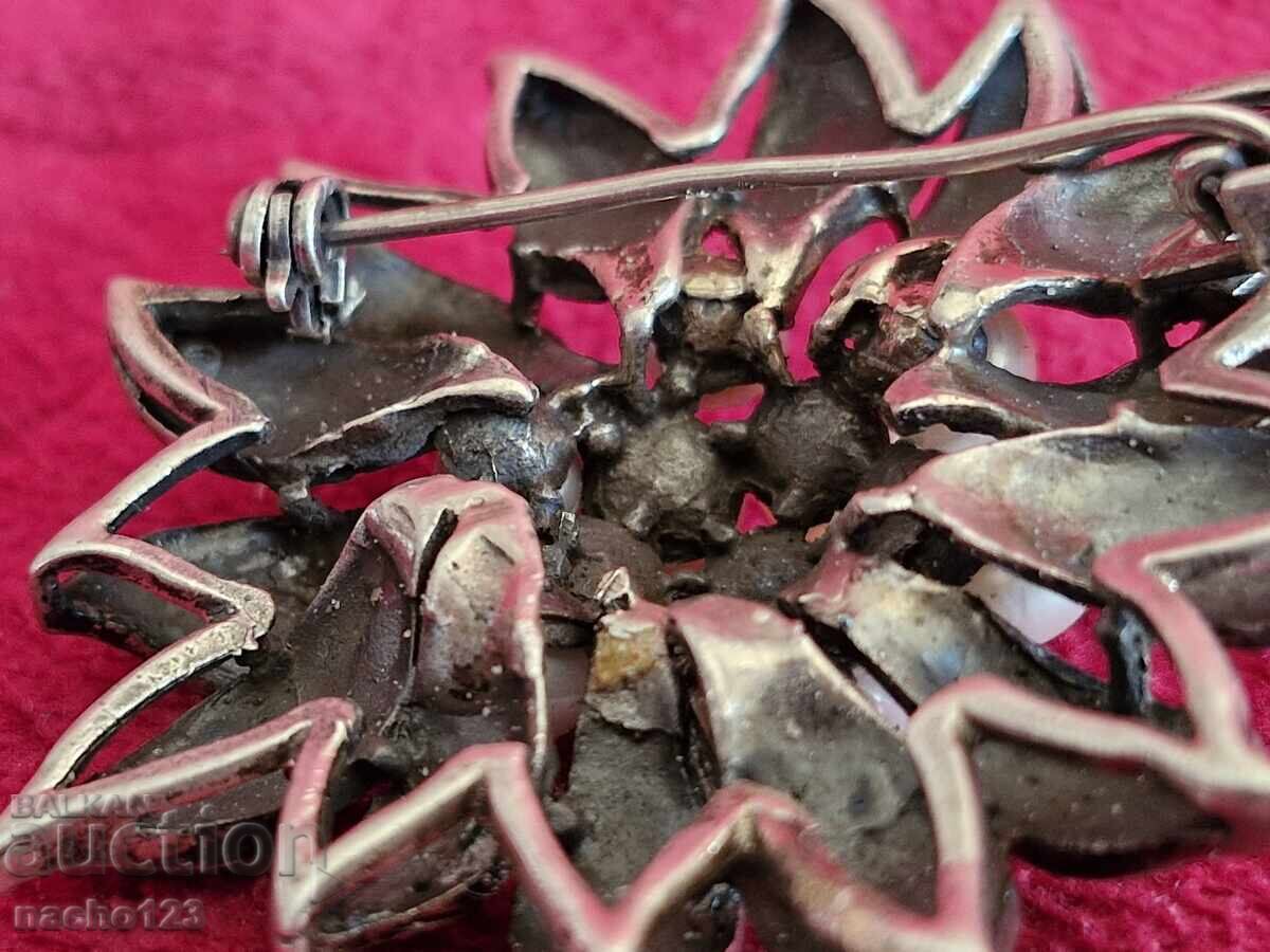 Αντίκα ασημένια καρφίτσα - 5