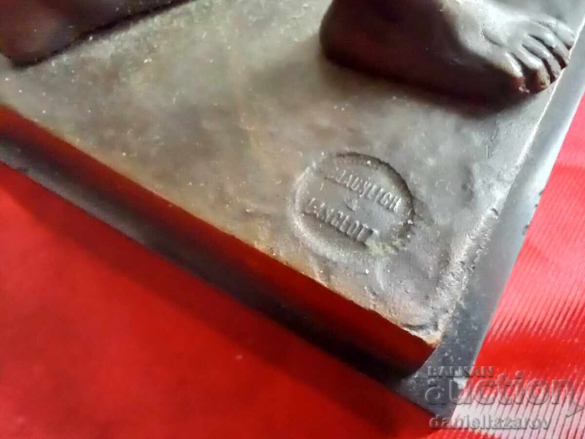 P.Kowalczewski Συγγραφέας Μπρούτζινη Πλαστική Στατούλα Πωλητής - 6 P.Kowalczewski Συγγραφέας Μπρούτζινη Πλαστική Στατούλα Πωλητής - 6