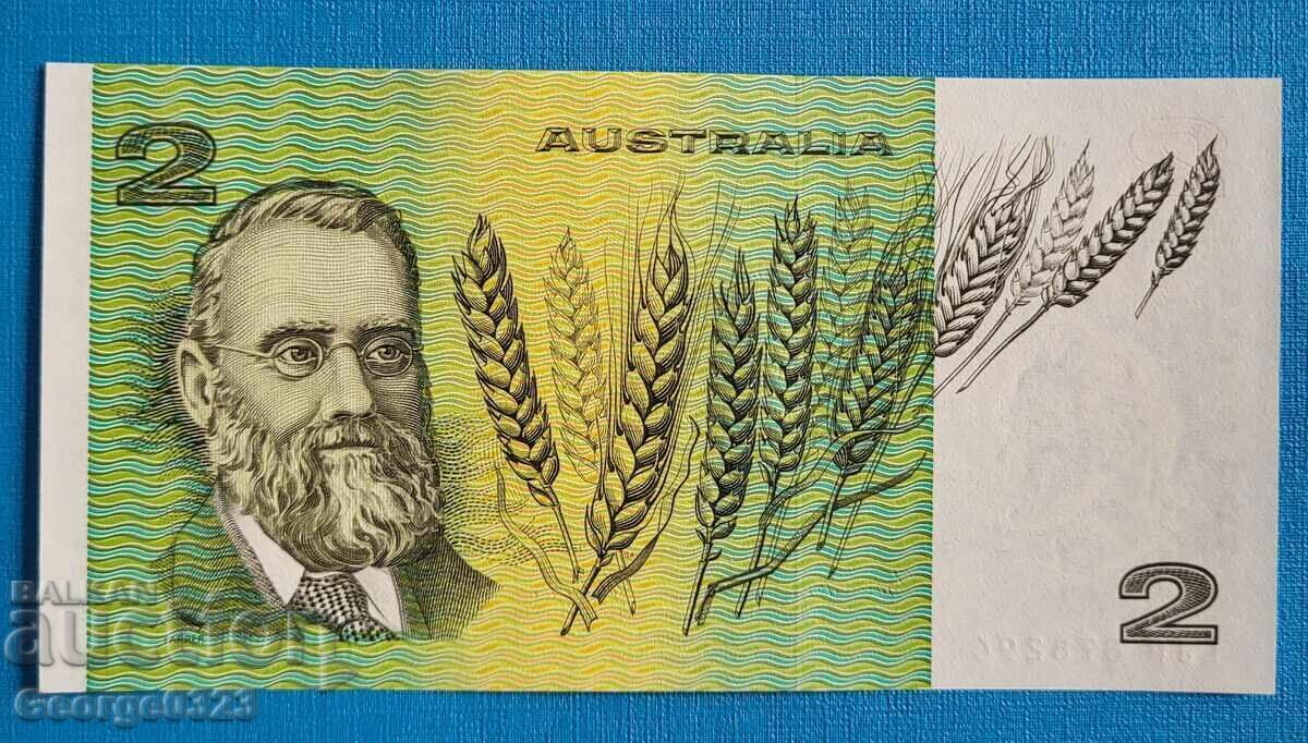 Australia 1985 2 Dollars UNC new with price € 10.00 | 19.56 BGN