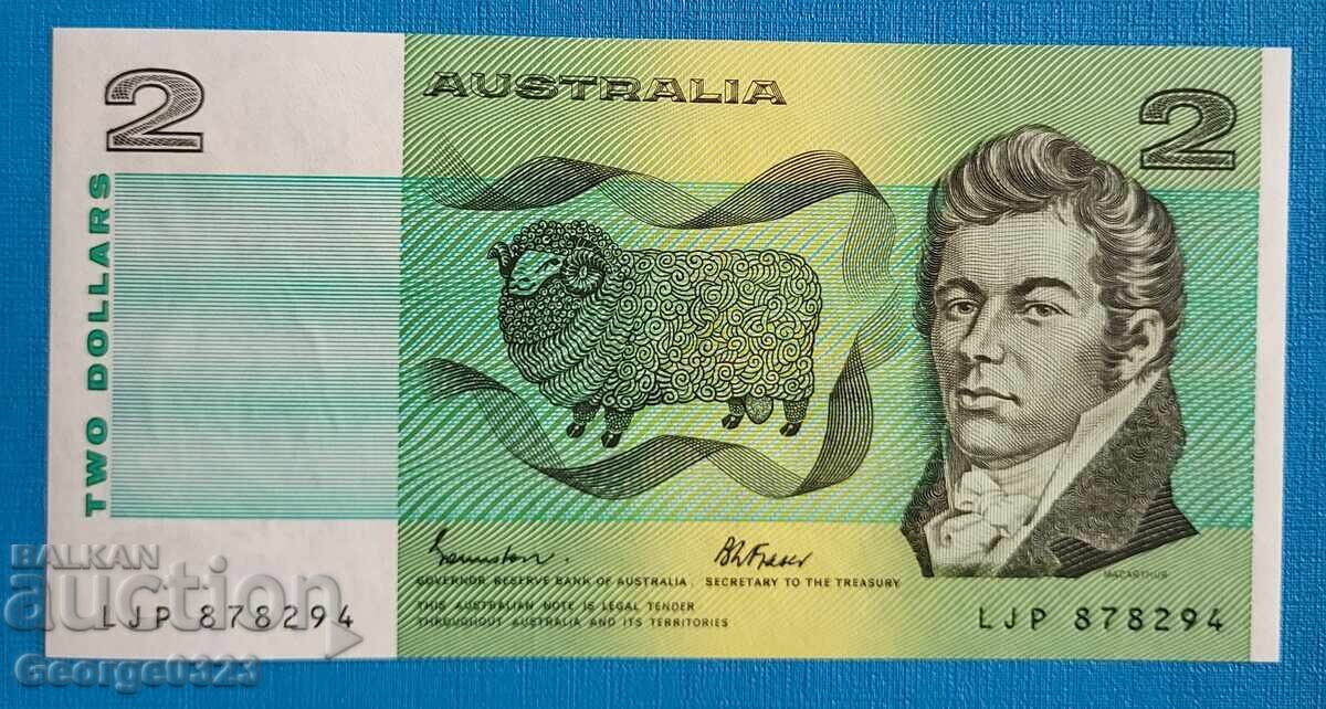 Australia 1985 2 Dollars UNC new
