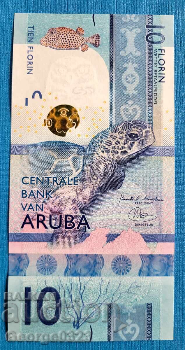 Aruba 2019 10 florini UNC Nouă Aruba 2019 10 florini UNC Nouă