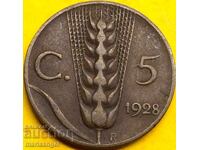 5 Centesimi 1928 Italy Victor Emmanuel