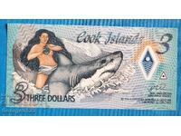 Insulele Cook 2021 3 dolari UNC Nouă