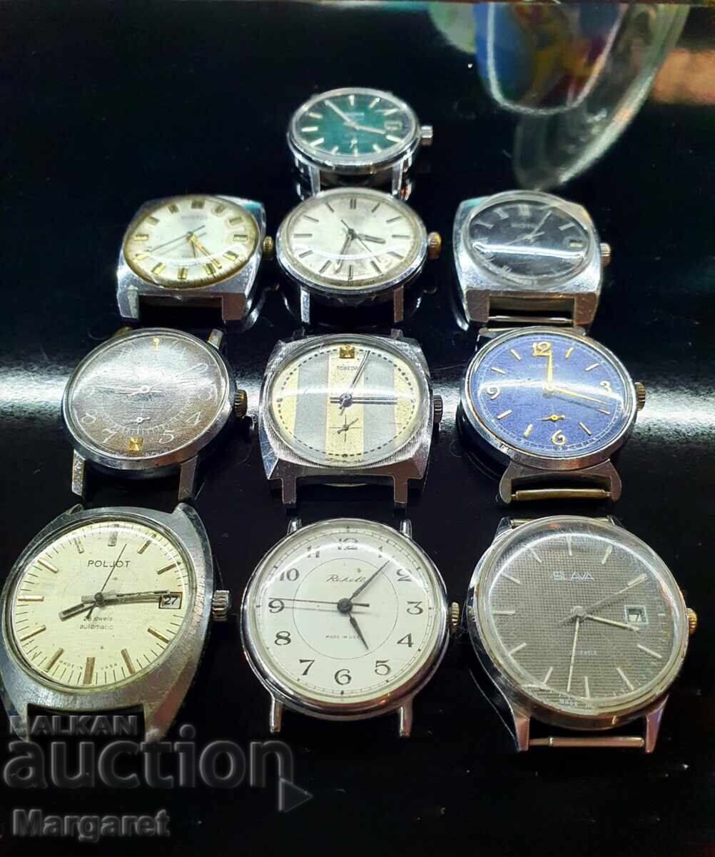 Auction Old Russian watches, 10 pieces Auction Old Russian watches, 10 pieces