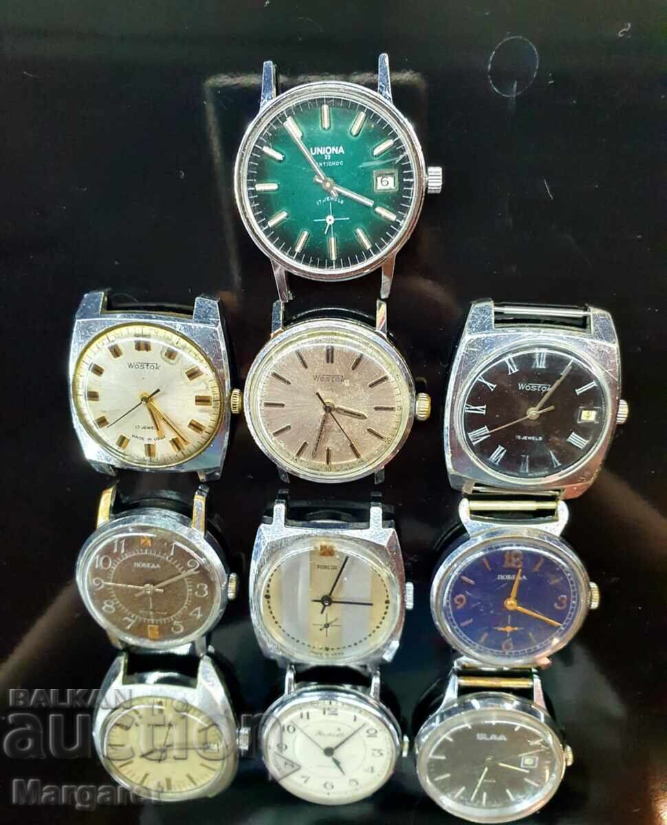 Delivery of Old Russian watches, 10 pieces Delivery of Old Russian watches, 10 pieces