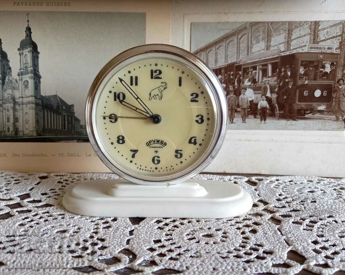 Колекционерски часовник, будилник, Слава, Дружба, работи Колекционерски часовник, будилник, Слава, Дружба, работи