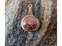 Ceas Slava, placat cu aur, AU, excelent, funcționează