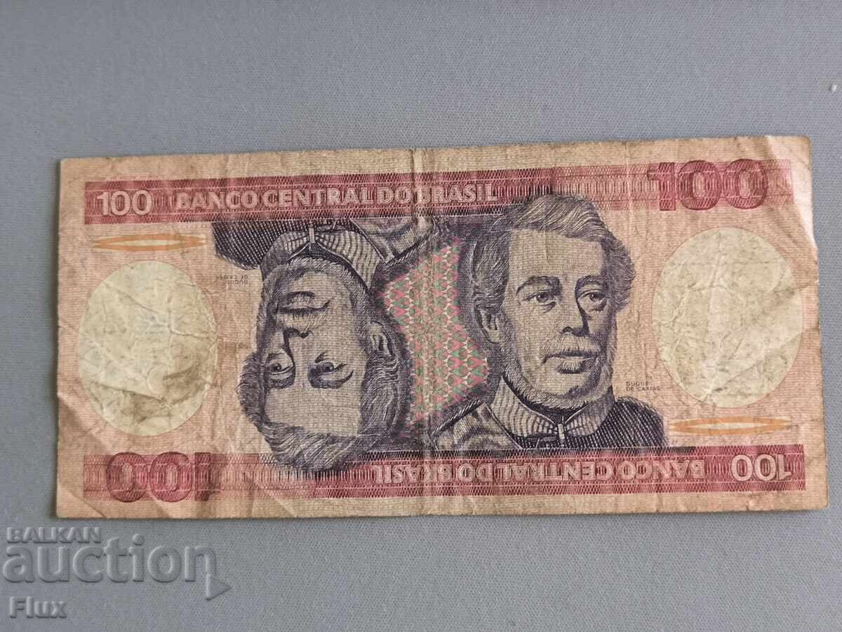Τραπεζογραμμάτιο - Βραζιλία - 100 κρουζέιρο | 1985 Τραπεζογραμμάτιο - Βραζιλία - 100 κρουζέιρο | 1985