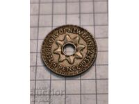 6 pence New Guinea 1935 nickel