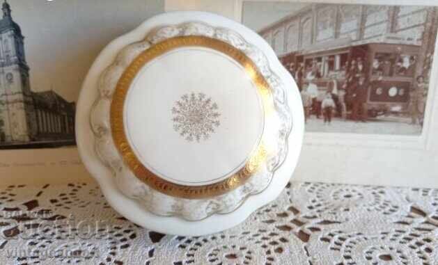 Porcelain box, bonbonniere, OSCAR SCHLEGELMILCH, Germany