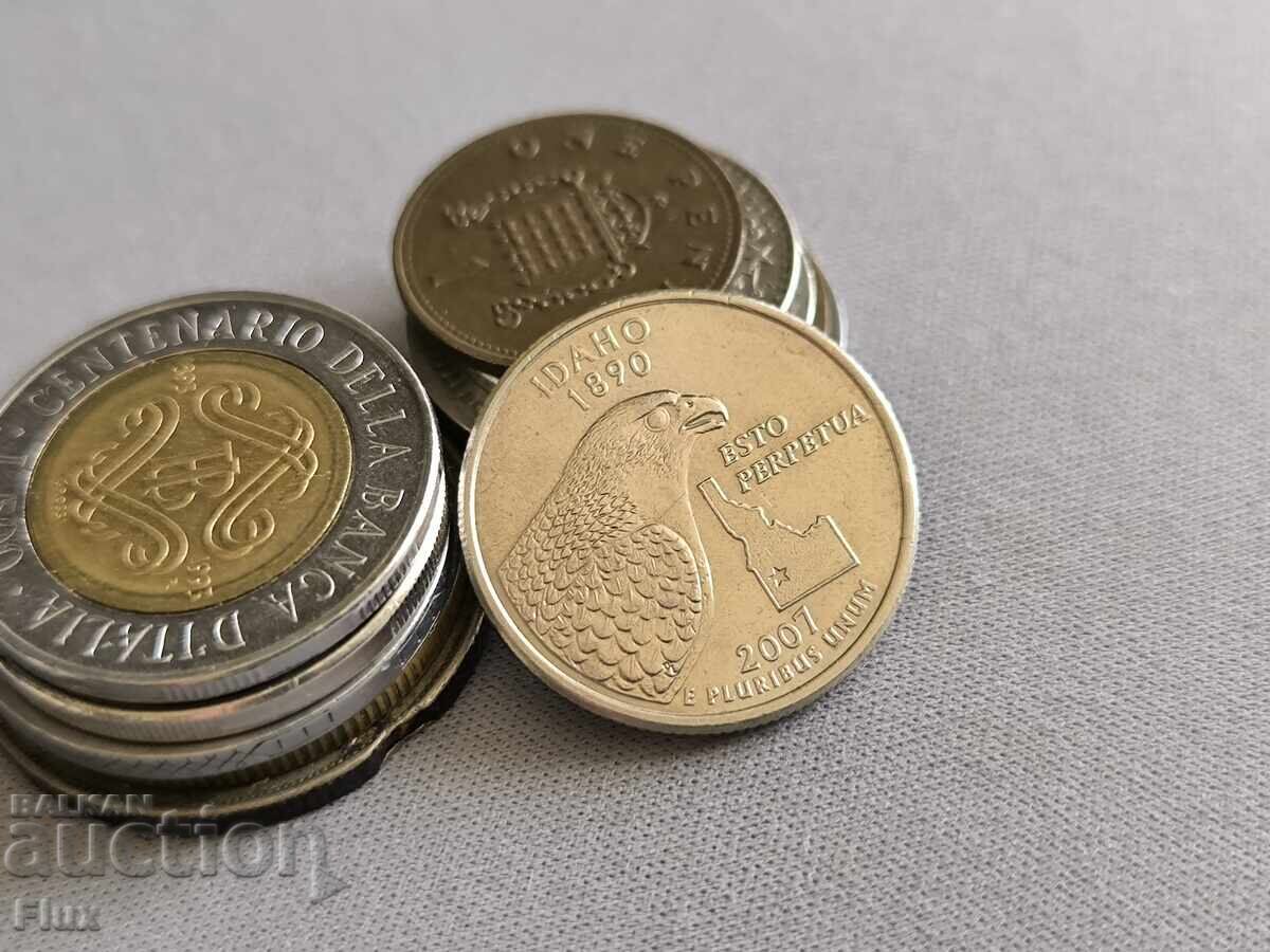 Νόμισμα - ΗΠΑ - 1/4 (τέταρτο) δολάριο (Αϊντάχο) | 2007