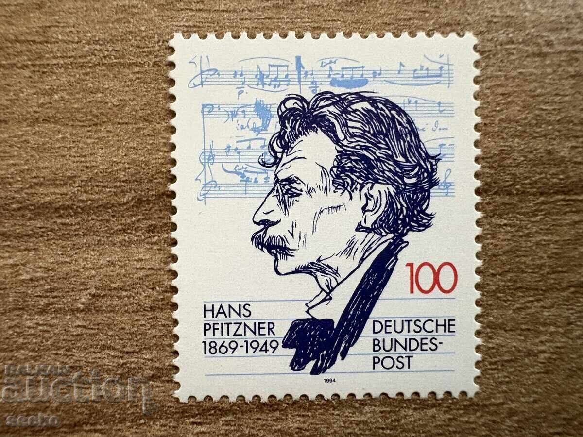 Германия - 125 г. от рождението на Ханс ... (1994) MNH Германия - 125 г. от рождението на Ханс ... (1994) MNH