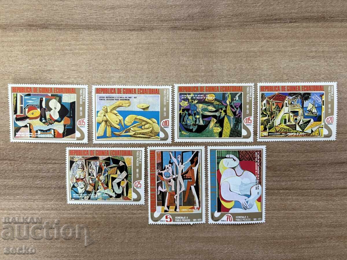 Екваториална Гвинея - Картини на Пабло Пикасо...(1975) MNH Екваториална Гвинея - Картини на Пабло Пикасо...(1975) MNH