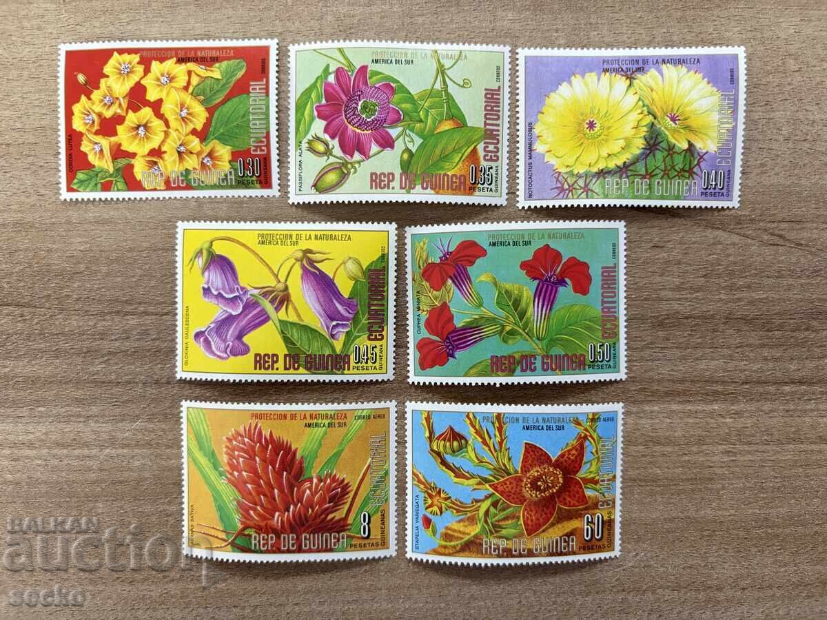 Equatorial Guinea - South American Flowers (1976) MNH