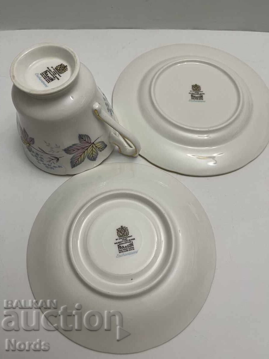 Paragon Αγγλικό τριπλό σετ τσαγιού - 5