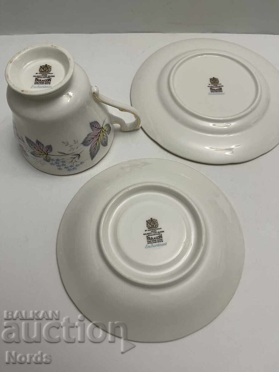 Paragon Αγγλικό τριπλό σετ τσαγιού - 5