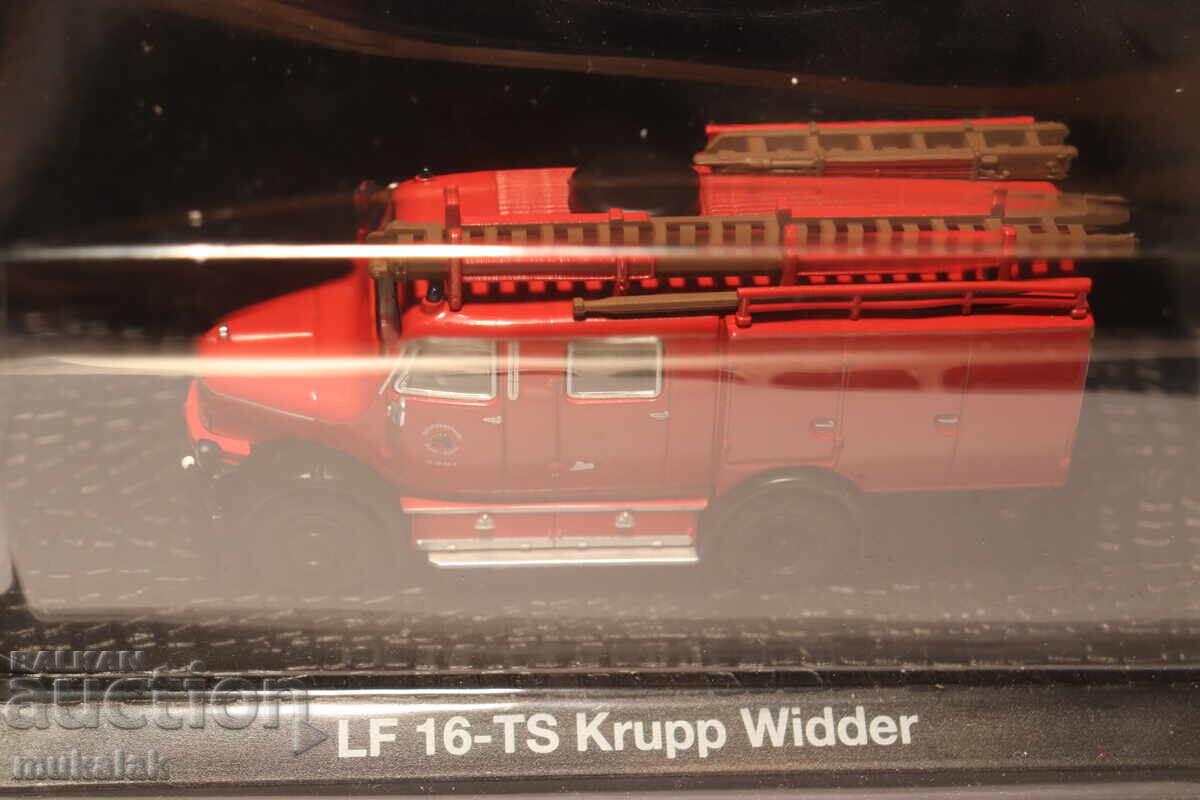 1/72 Krupp Widder Fire Truck Model - 5 1/72 Krupp Widder Fire Truck Model - 5