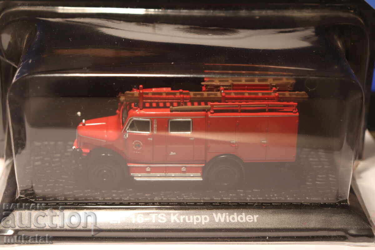 1/72 Krupp Widder Fire Truck Model 1/72 Krupp Widder Fire Truck Model